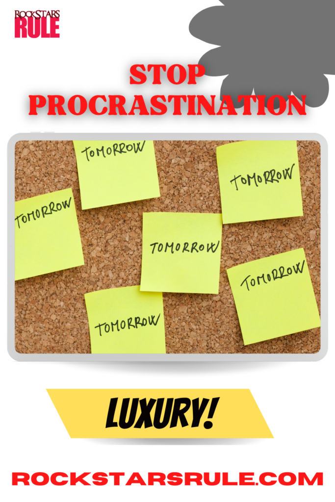 stop procrastination- get motivated-take action now